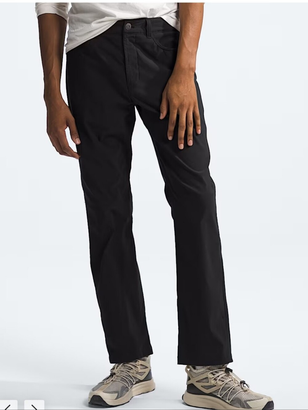 The North Face Mens Sprag 5 Pocket Pant 32 Black Stretch UPF 40 Water Repellent